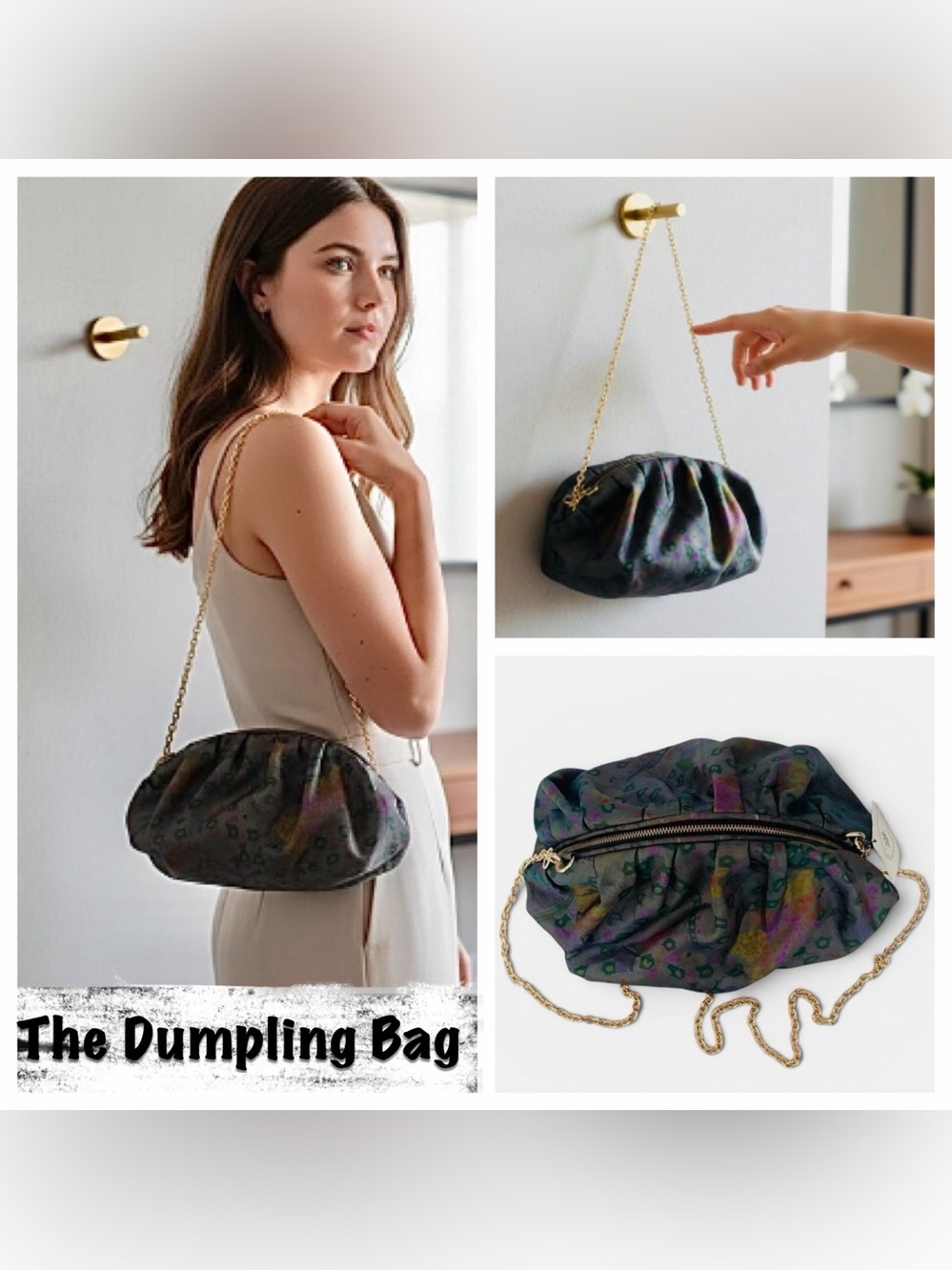 SAPANA The Darling Crossbody Silk Dumpling Bag